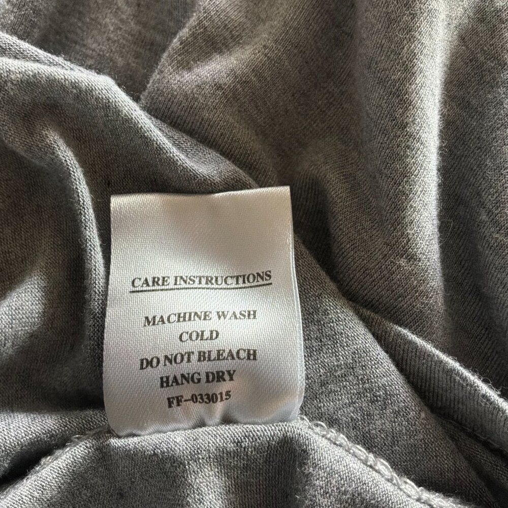 Free Fly men's Bamboo Flex gray/navy quarter zip size Large - Picture 12 of 12